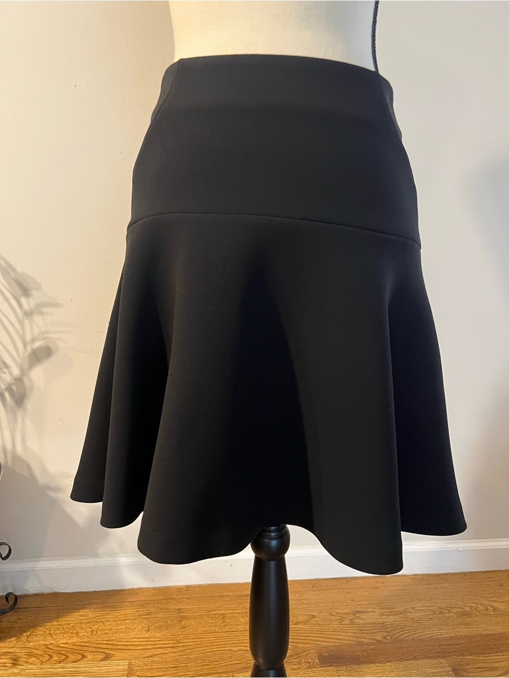 Diane Von Furstenberg Black Flared Circle Skirt